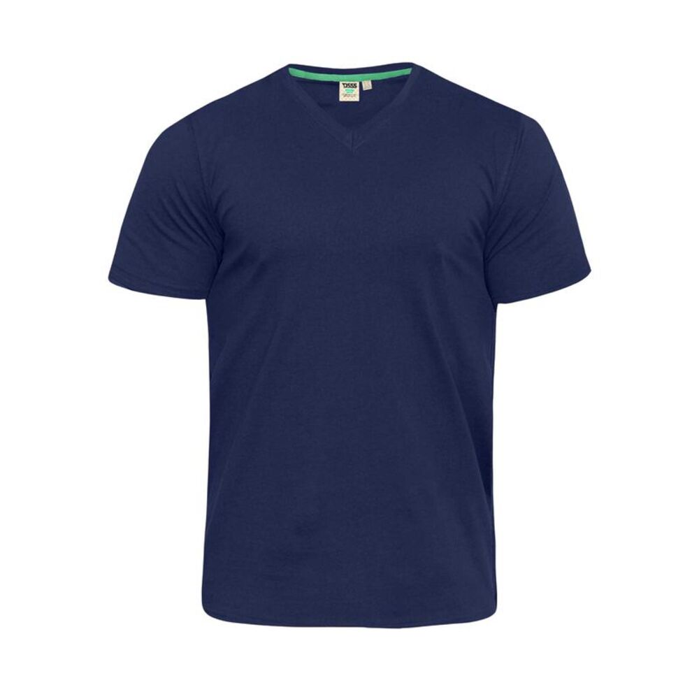Duke Mens D555 Signature Cotton Kingsize T-Shirt / Navy